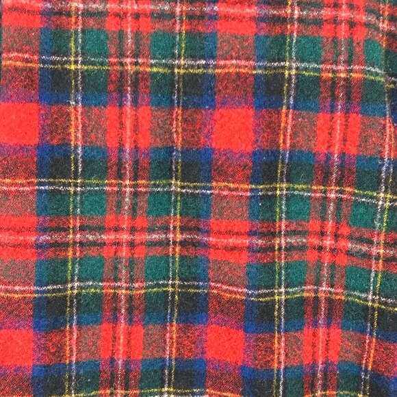 VINTAGE 60s Pendleton Wool Plaid Button-Down Shirt - Picture 6 of 8